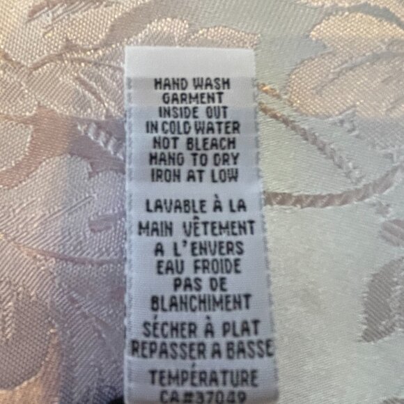 Terra Nostra dress spaghetti strap Spanish style black and silver size 12 - Picture 10 of 11